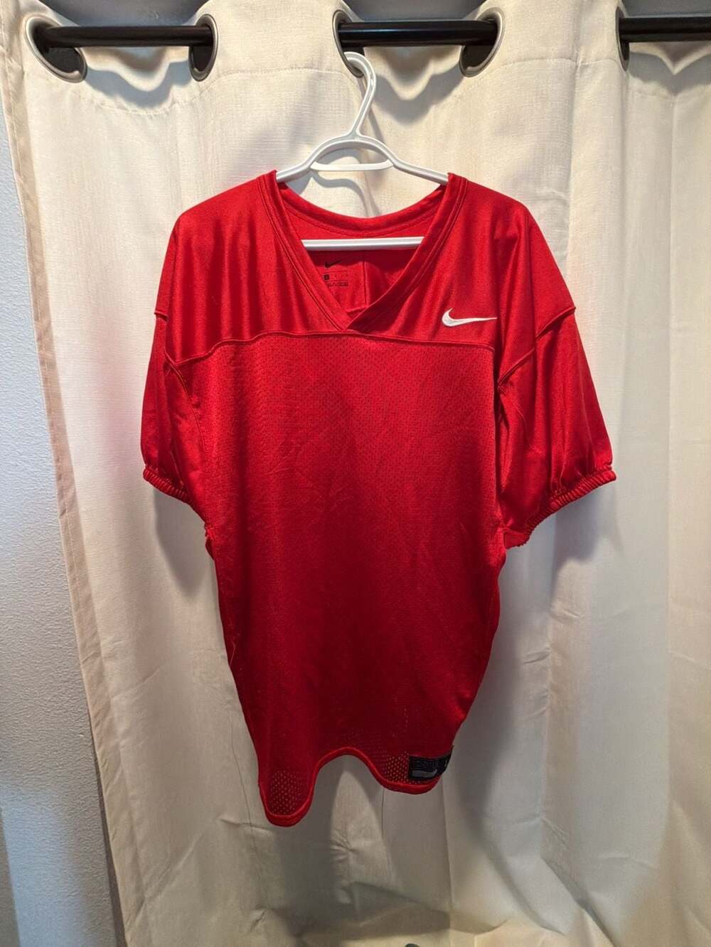 Nike Red Core Football Practice Jersey - Men's Large